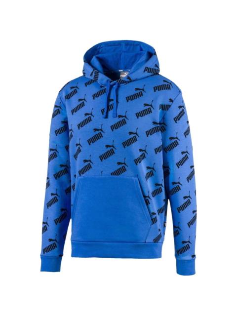 PUMA Amplified logo-print hoodie