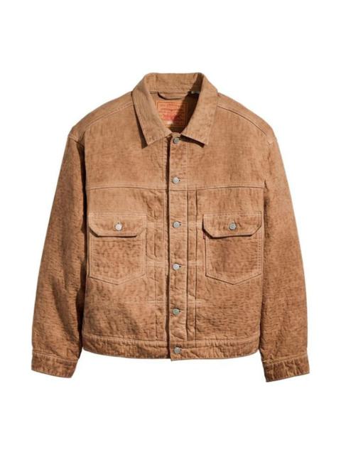 Stussy x Levi's Dyed Jacquard Jacket 'Brown' A5216-0001