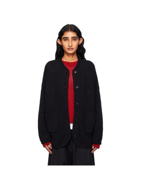 CORDERA Black Cotton Cardigan