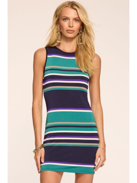 RAMY BROOK Flora Striped Knit Mini Dress