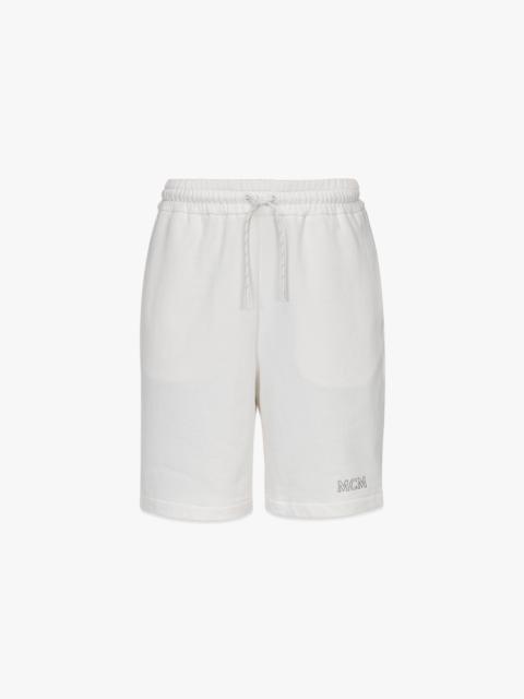 MCM MCM Essentials Logo Track Shorts in Organic Cotton