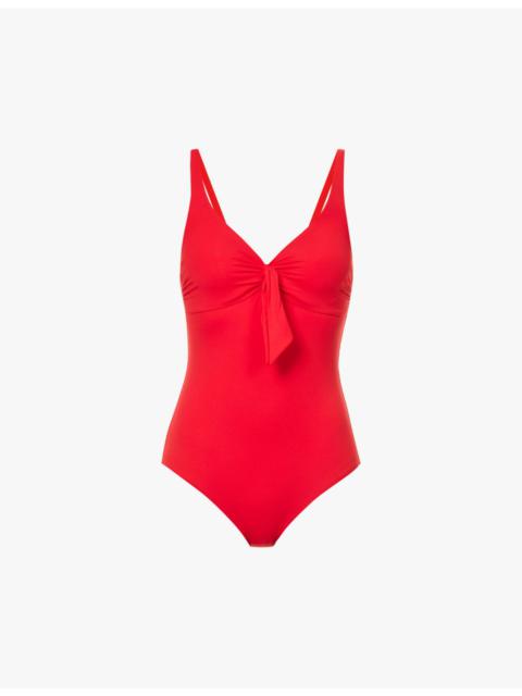 MELISSA ODABASH Lisbon bow-embellished swimsuit