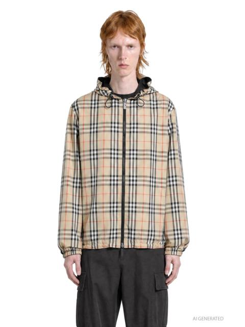 Burberry Reversible Check Nylon Windbreaker