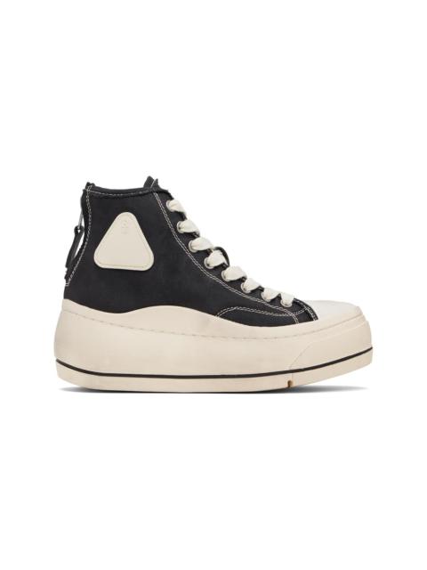 R13 Black Kurt High Top Sneakers