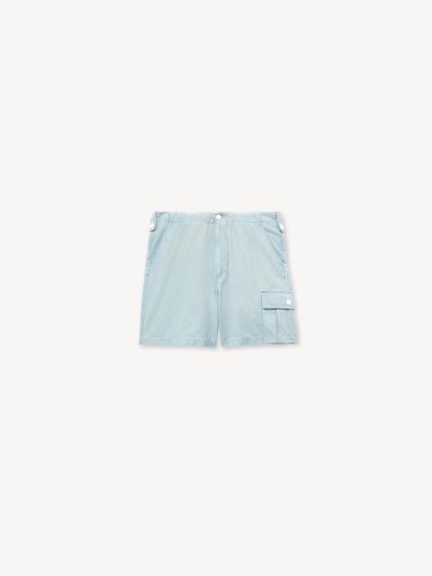 KENZO 'KENZO Sounds' cargo shorts in japanese denim