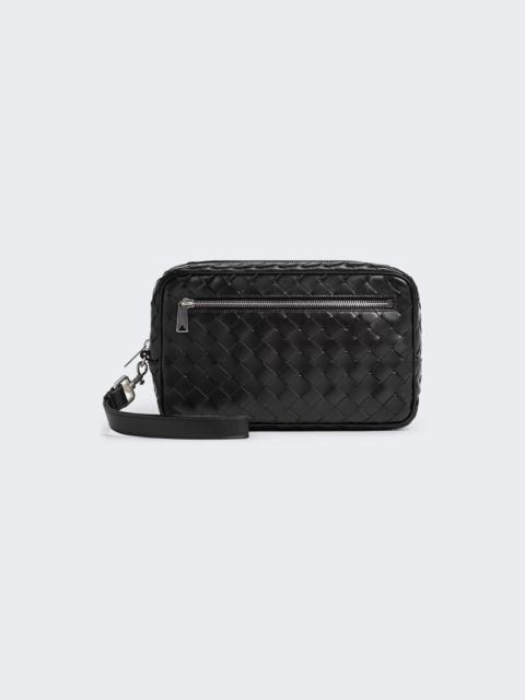 Intrecciato Pouch Black