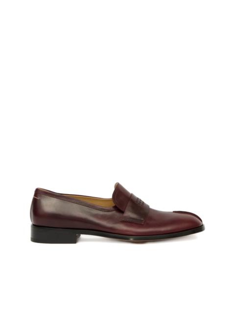 MM6 Maison Margiela Tabi leather loafers