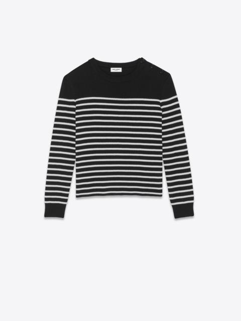 SAINT LAURENT wool and cotton sweater