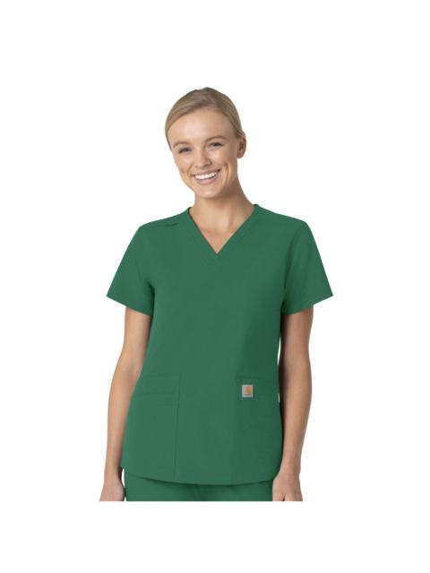 Carhartt Women's Force Essentials V-Neck Scrub Top
