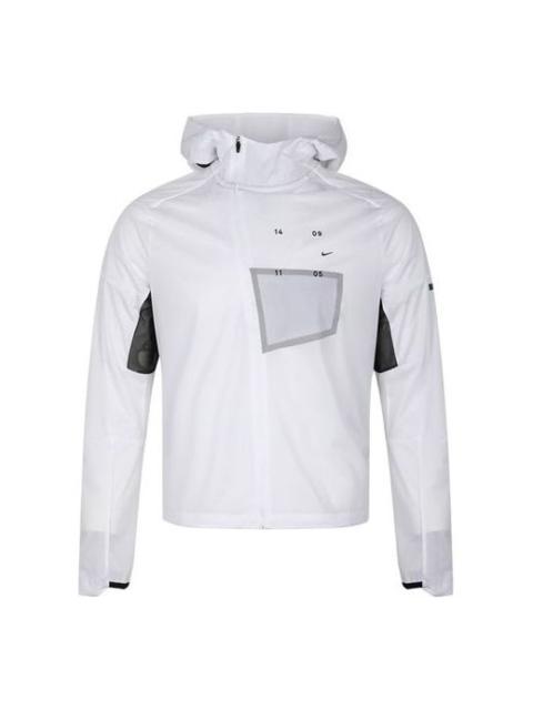 Men's Nike Tech Pack Running Logo White Jacket CT2382-100