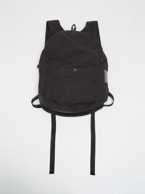 Our Legacy Slim Backpack Black Dense Liquid Nylon | Our Legacy