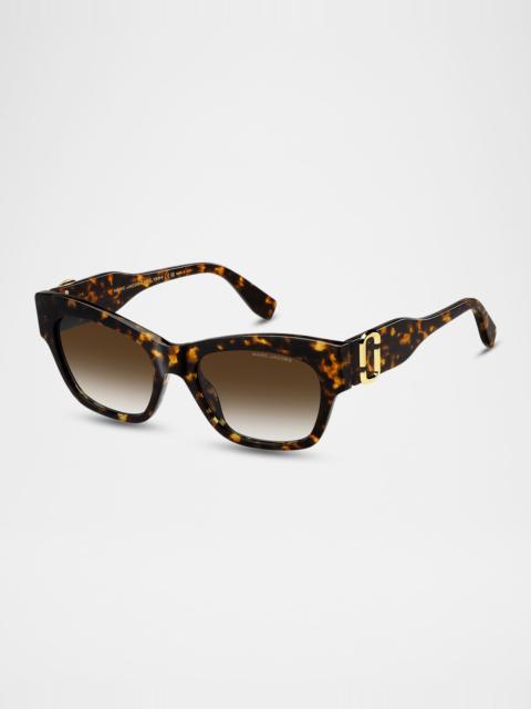 Marc Jacobs Acetate Rectangle Sunglasses