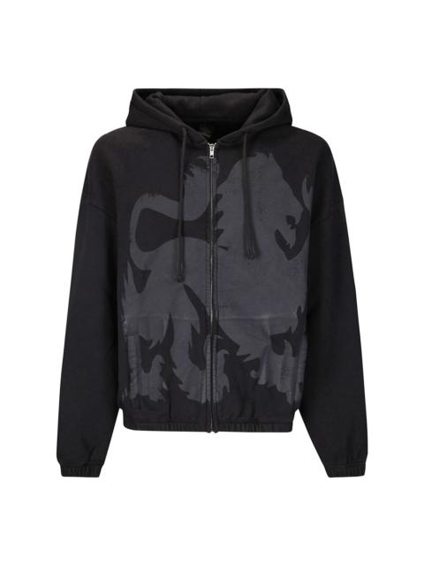 umbro Heraldic zip-up hoodie