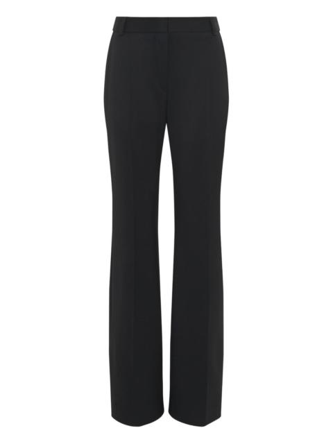 Marine Serre virgin-wool straight trousers