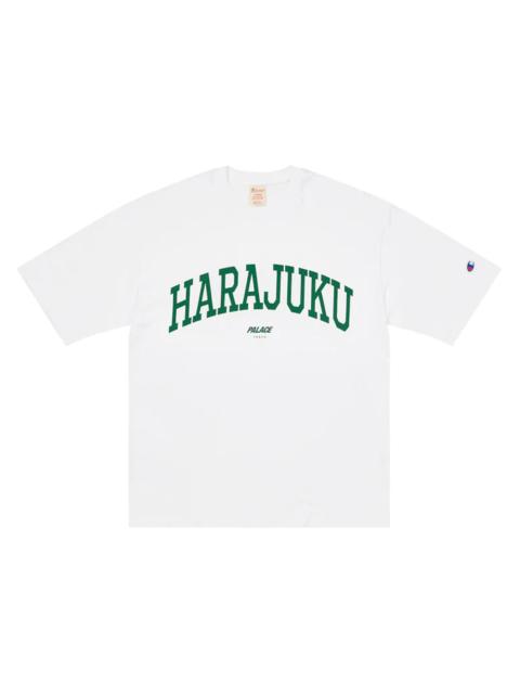 PALACE Palace Champion Shop Harajuku T-shirt Tokyo White