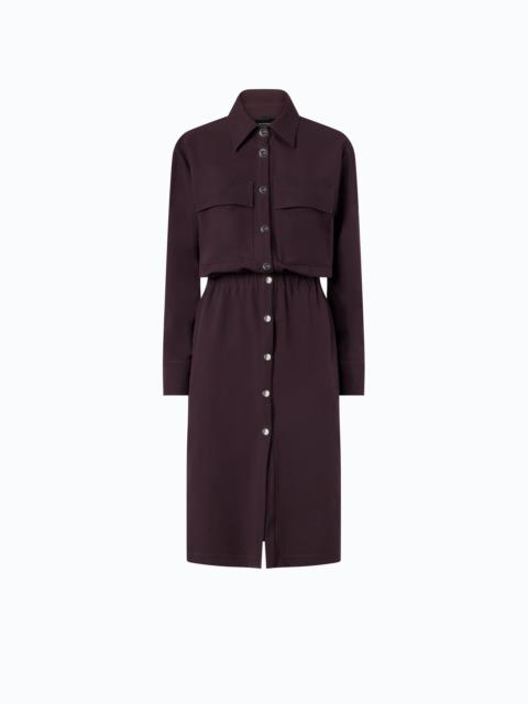 PINKO MIDI SHIRT DRESS WITH MAXI POCKETS