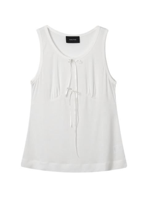 Simone Rocha tie-detail tank top