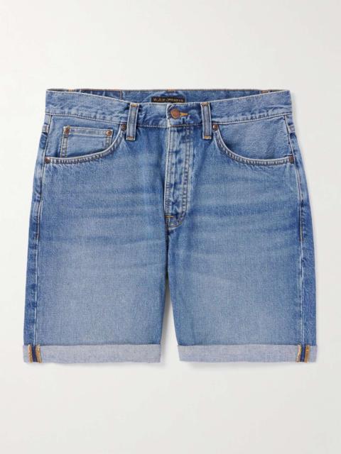 Nudie Jeans Josh Straight-Leg Denim Shorts