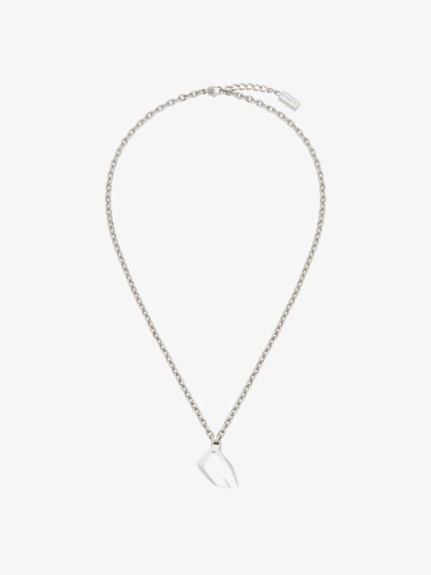 Givenchy GIV CUT NECKLACE IN METAL AND GLOW IN THE DARK ENAMEL