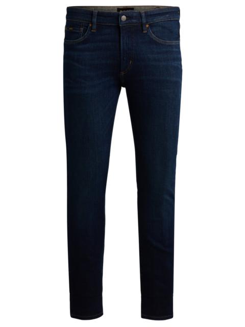 BOSS SLIM-FIT JEANS IN FRESH-BLUE COMFORT-STRETCH DENIM