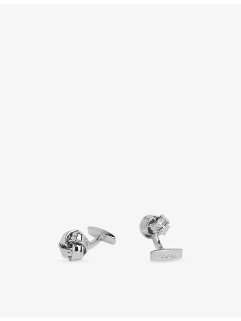 BOSS Knot-Shaped Brass Cufflinks