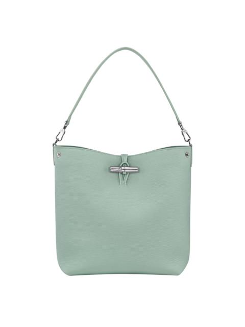 Longchamp Le Roseau M Shoulder bag Celadon - Leather