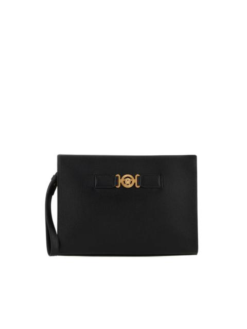 VERSACE Medusa leather clutch bag