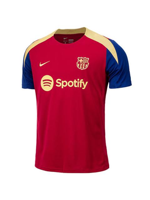 Nike Nike FC Barcelona Dri-Fit Soccer Knit Top 'Red' FJ5439-621