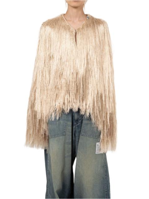 Maison MIHARAYASUHIRO Shaggy Fringe Knit Cardigan
