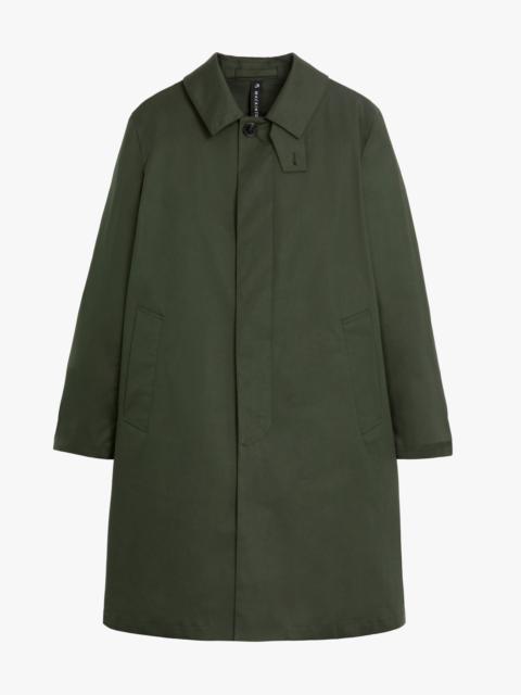 Mackintosh MANCHESTER BOTTLE GREEN RAINTEC COTTON 3/4 COAT