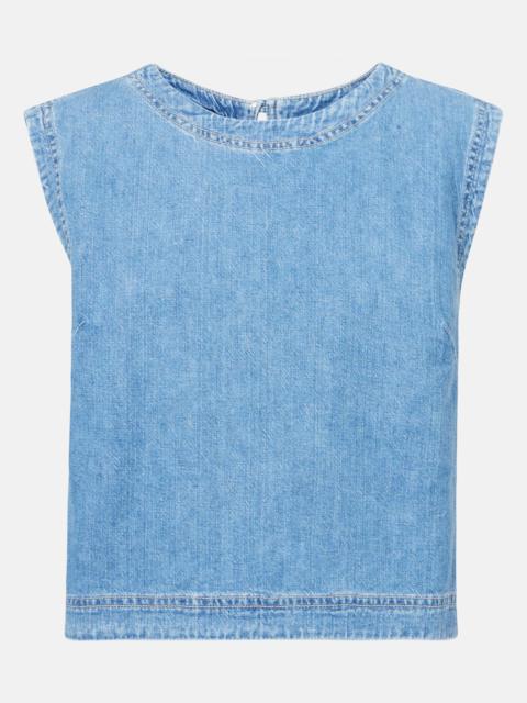 velvet Loren denim top