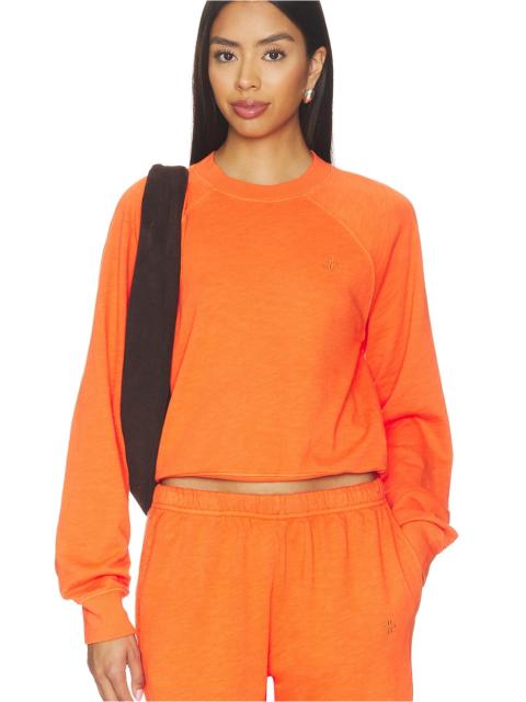 ÉTERNE Shrunken Raglan Sweatshirt