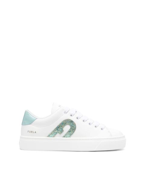 FURLA Joy leather sneakers