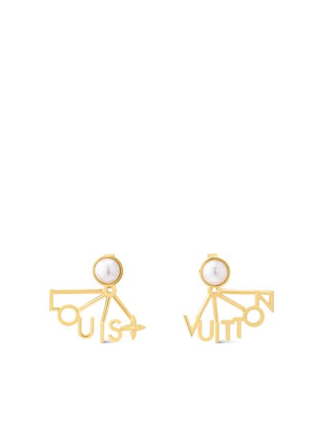 Louis Vuitton LV Spelling Earrings