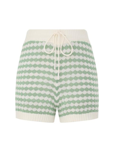 Zimmermann EVERLEY SCALLOP KNIT SHORT