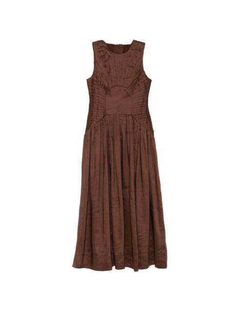 Aje. Medea pleated-bodice dress