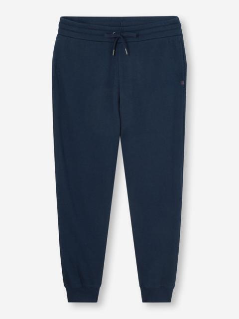 Derek Rose Women's Sweatpants Quinn Cotton Modal Stretch Navy