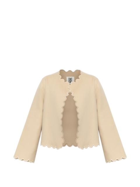BY MALENE BIRGER Vibetta scalloped-edge jacket