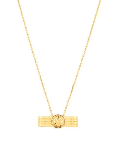 VERSACE Women's Goldtone Bow Pendant Necklace - Gold