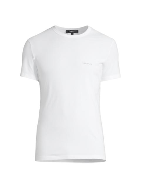 VERSACE Logo Crewneck T-Shirt