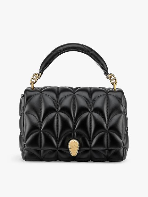 BVLGARI Serpenti Sugarloaf medium leather shoulder bag