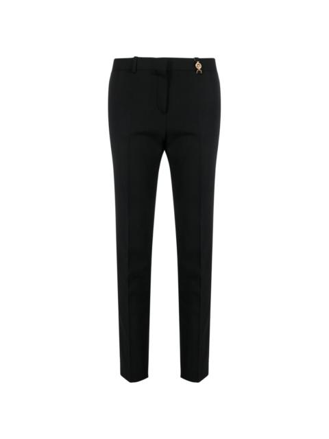 Medusa-plaque tailored trousers