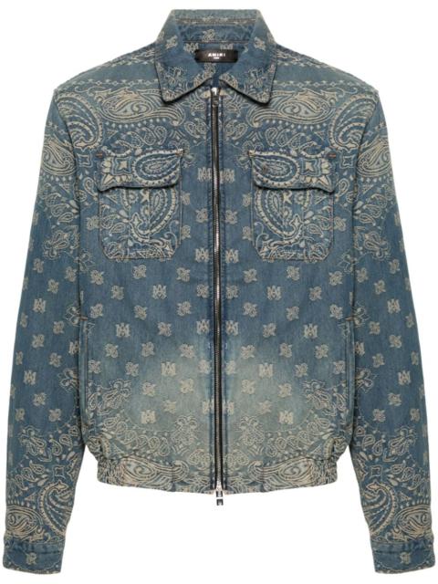 AMIRI embroidered denim jacket