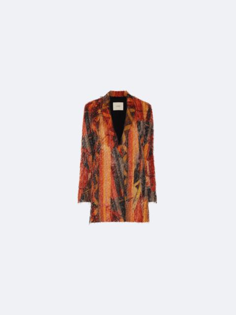 LAPOINTE Jacquard Single Breasted Blazer