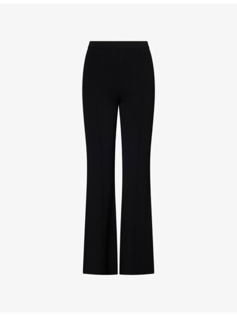 Theory Kick-Flare Stretch-Woven Trousers