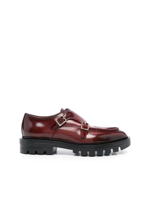 Santoni chunky leather loafers