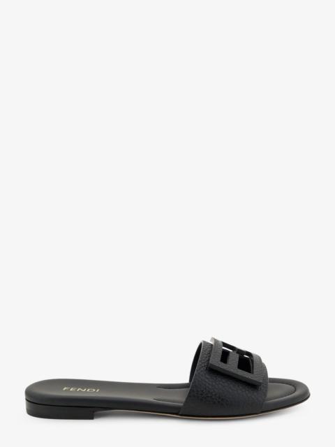 FENDI Leather Tube Sandals