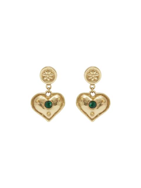 ALÉMAIS Jem Heart Drop Earrings