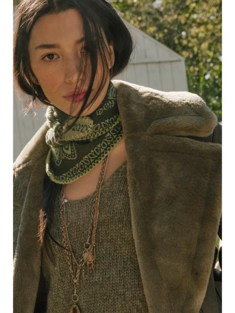 FREE PEOPLE Carmen Knitted Triangle Bandana