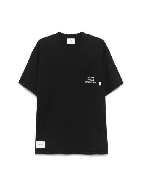WTAPS logo-embroidered T-shirt